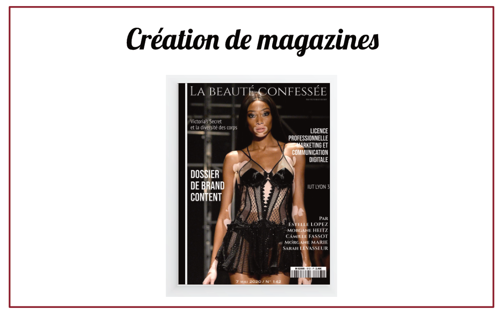 Réalisation création de magazines