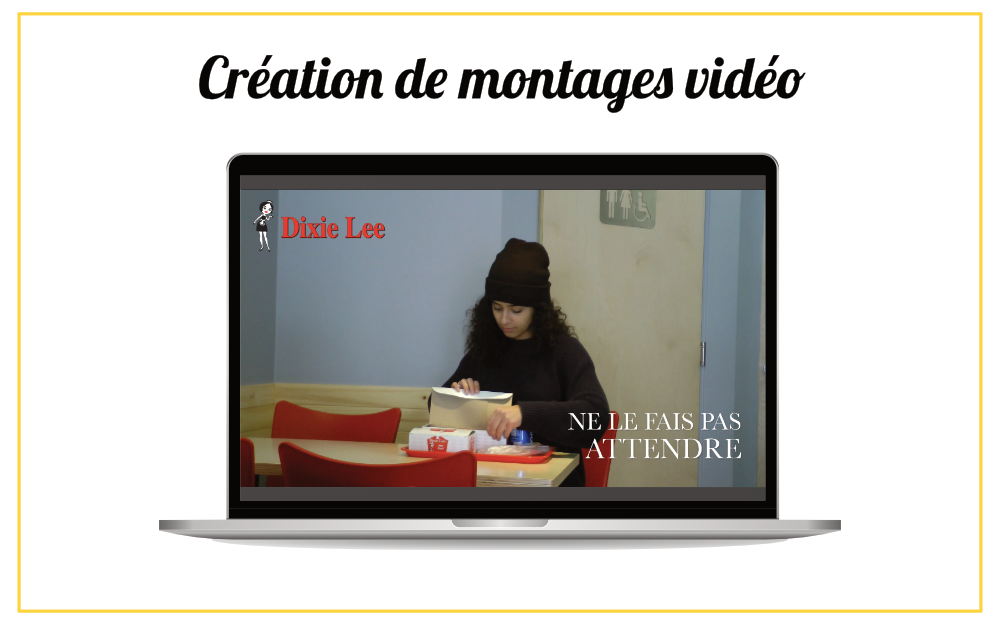 Réalisation création montages vidéo